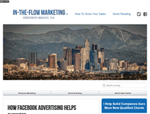 Tablet Screenshot of in-the-flow-marketing.com